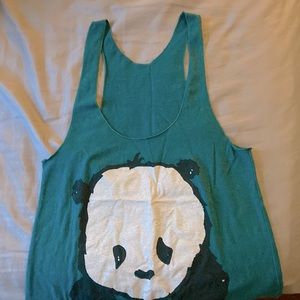 Panda print tank top